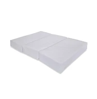 L.a. Baby, Multi-Use Waterproof Folding Portable Crib Mattress/Play Mat with Travel Carry Case, 2"