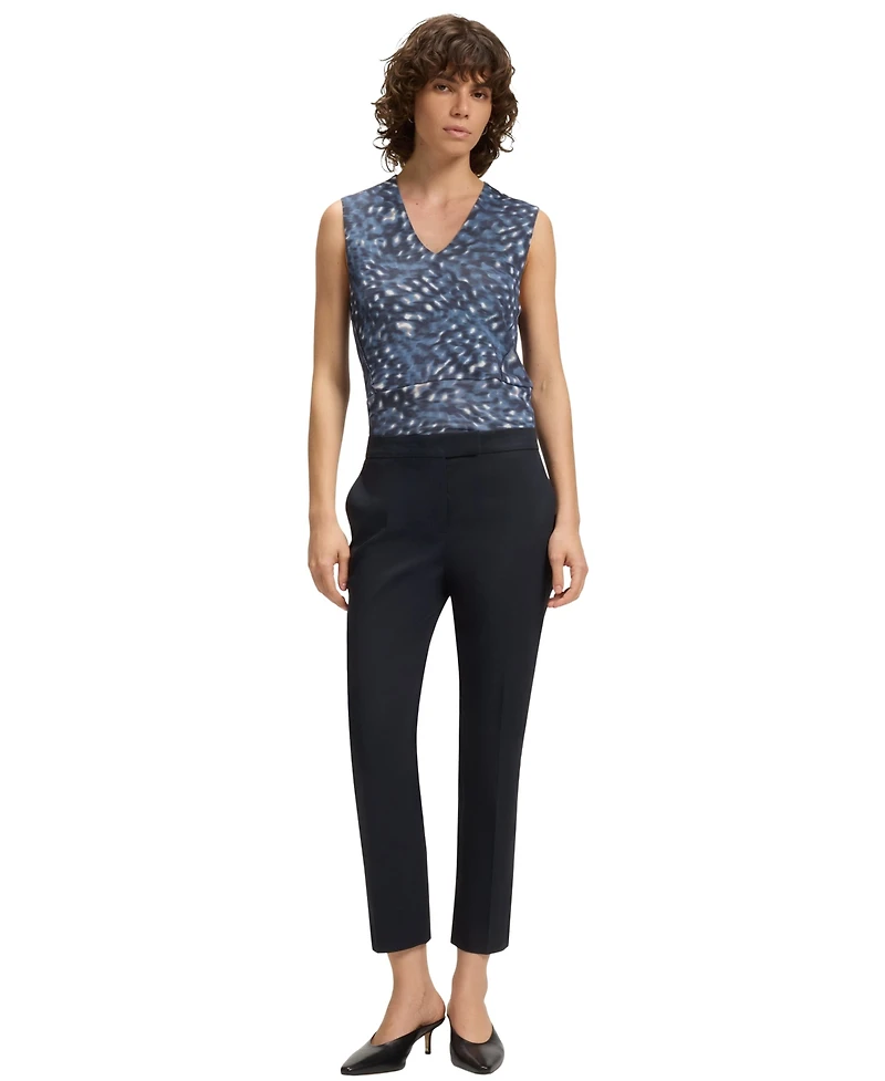 Boss by Hugo Women's Stretch Cotton Slim-Fit Pants