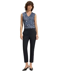 Boss by Hugo Women's Stretch Cotton Slim-Fit Pants