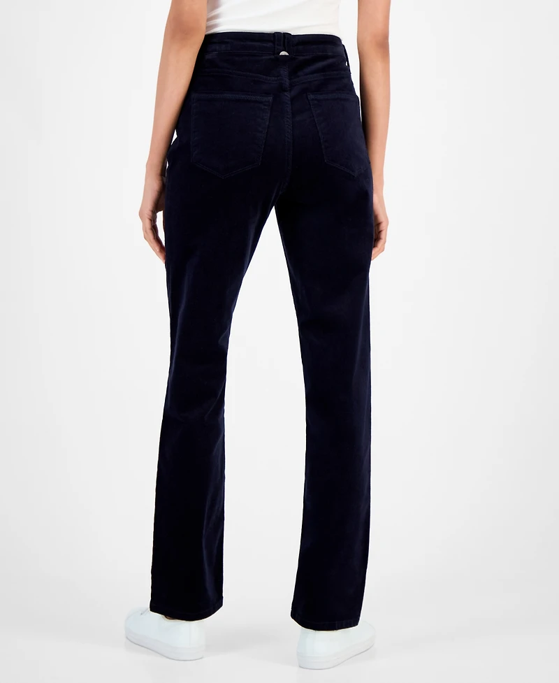 Nautica Jeans Women's Mid-Rise Corduroy Pants