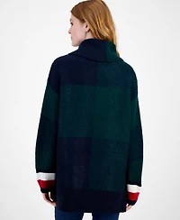 Tommy Hilfiger Women's Plaid Cowlneck Sweater