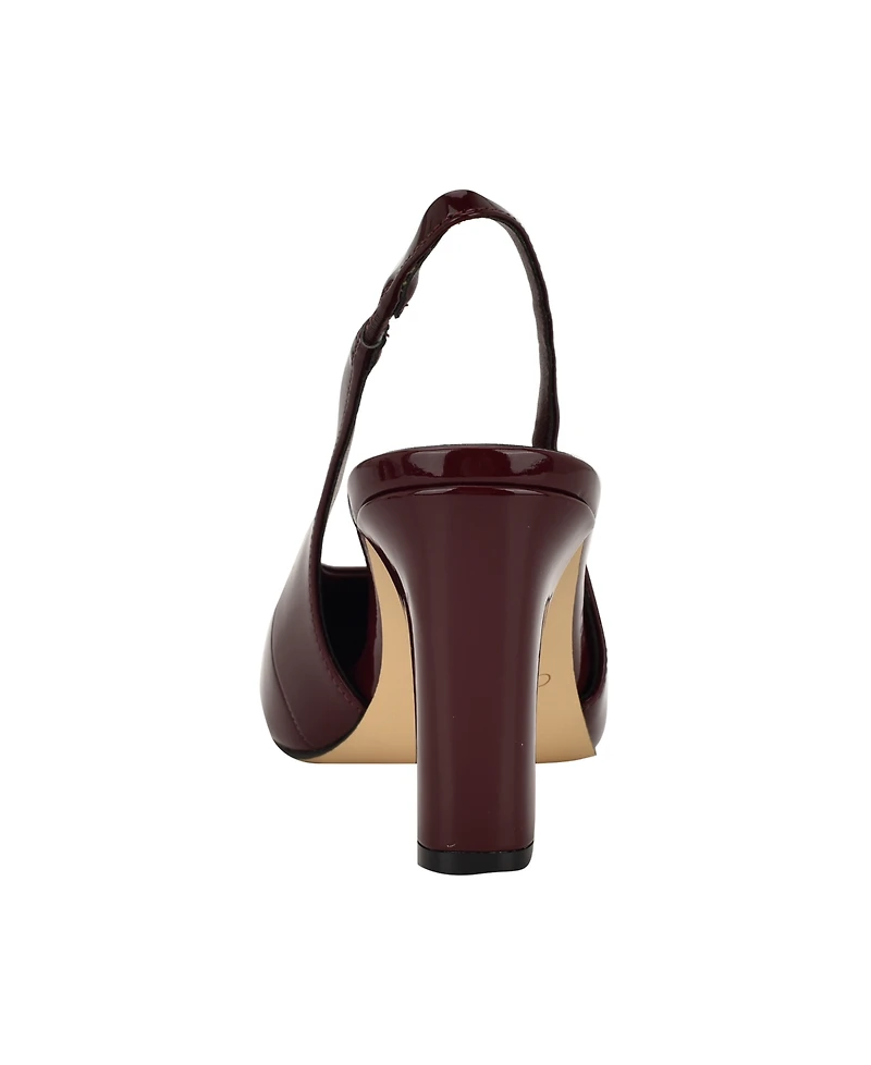 Calvin Klein Women's Raline Square Toe Slingback Pumps