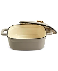 Smith & Clark Enameled Cast Iron 4-Qt. Square Dutch Oven