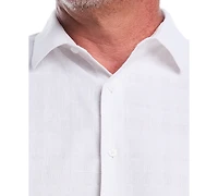 Cubavera Men's Tropical Placement Print Short Sleeve Button-Front Shirt