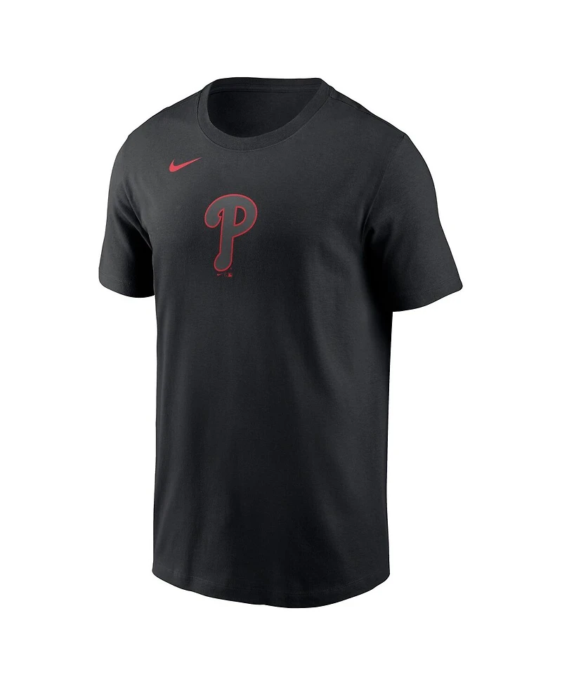 Nike Men's Black Philadelphia Phillies Color Pop T-Shirt
