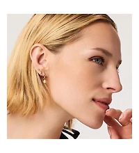 Ana Luisa Pearl Huggie Hoops - Frida