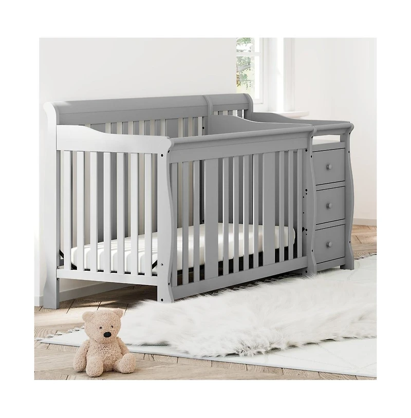 Storkcraft Portofino 4-in-1 Convertible Crib and Changer