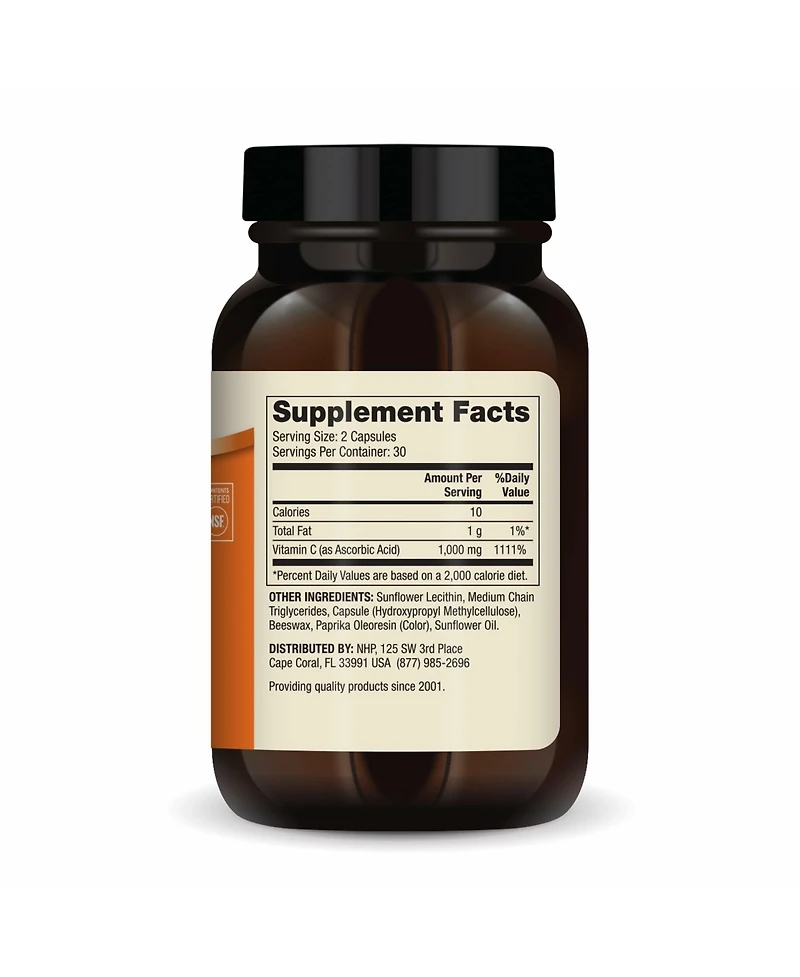 Dr. Mercola Liposomal Vitamin C 1,000 mg per Serving, 30 Servings, Supports Immune Health