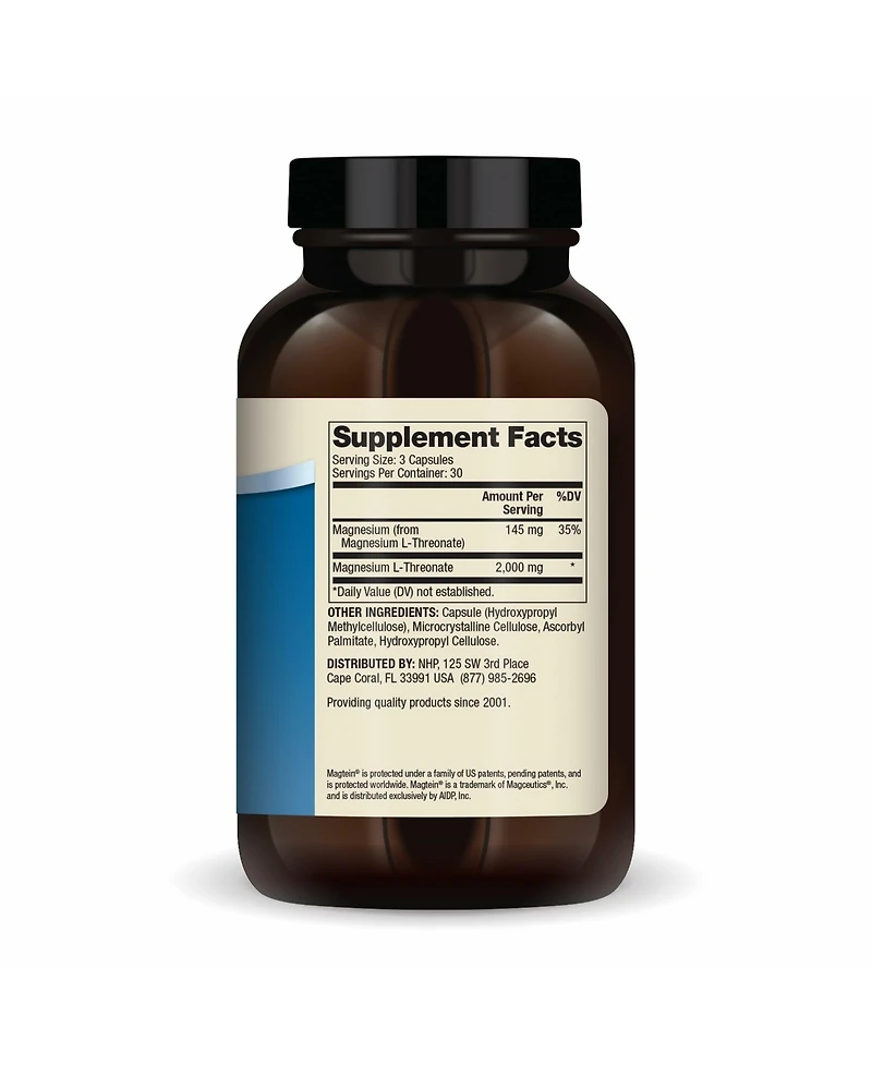 Dr. Mercola Magnesium Advanced, 30 Servings, Magnesium L-Threonate