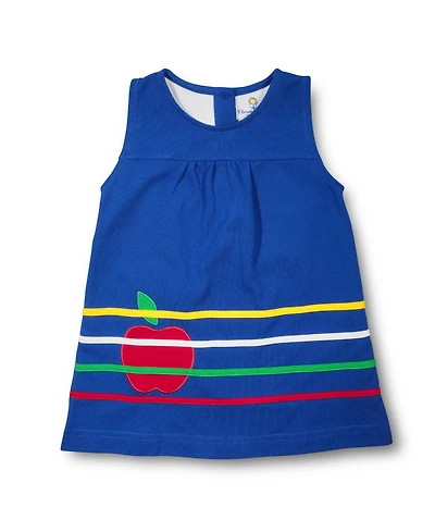 Florence Eiseman Toddler Girls French Terry Jumper With Apple