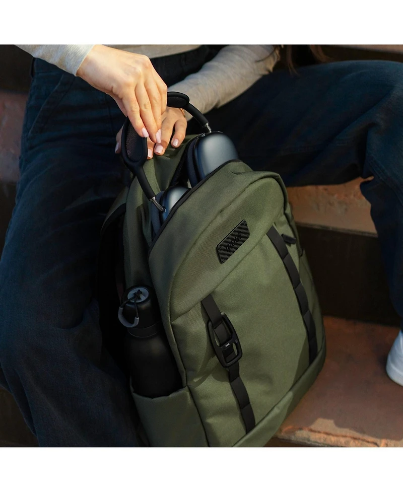 The Ridge Men's Commuter Backpack - Matte Olive