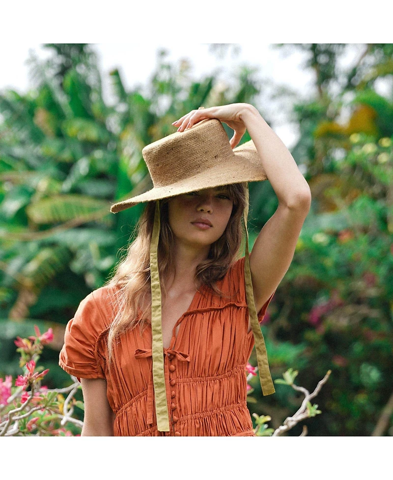 Brunna.co Loli Jute Straw Hat in Neutral Beige