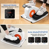 Under Desk Elliptical Machine with Display Monitor for Home Office
