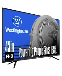 Westinghouse 43-inch Smart Tv, Fhd 1080P Xumo Tv w/Voice Remote, Flat Screen Led Television w/Apple Home kit, Wi-Fi & Mobile Connectivity