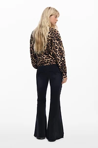 Desigual Women's Minnie animal print sweater