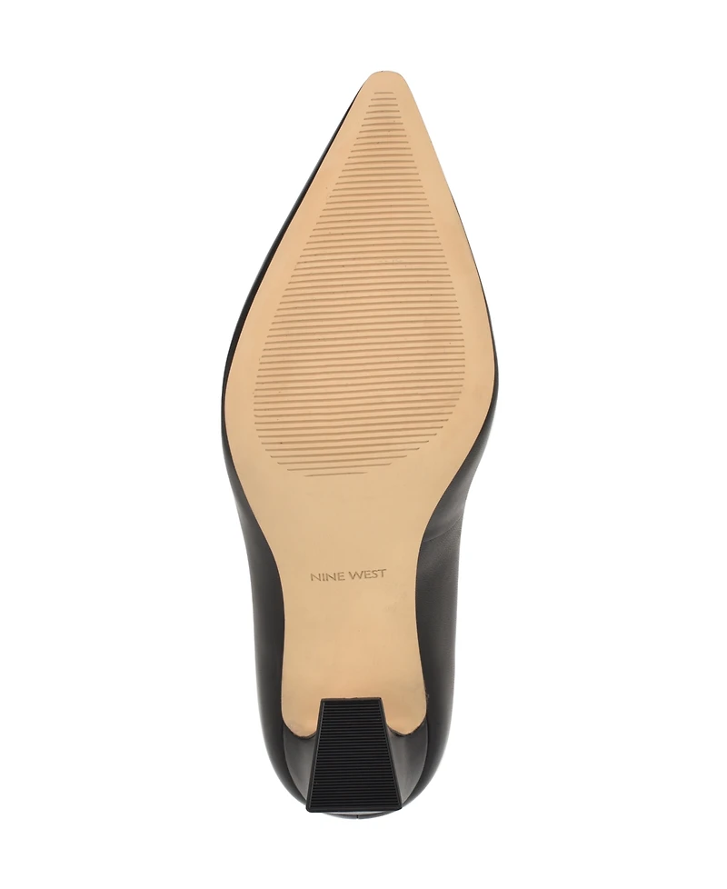 Nine West Women's Tamant Tapered Block Heel Pumps