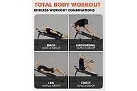 Mikolo Total Body Home Gym – Detachable Footplate, Swing & Weight Holder, Versatile Strength Trainer