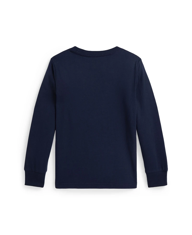 Polo Ralph Lauren Toddler and Little Boys Bear Long Sleeve T-Shirt