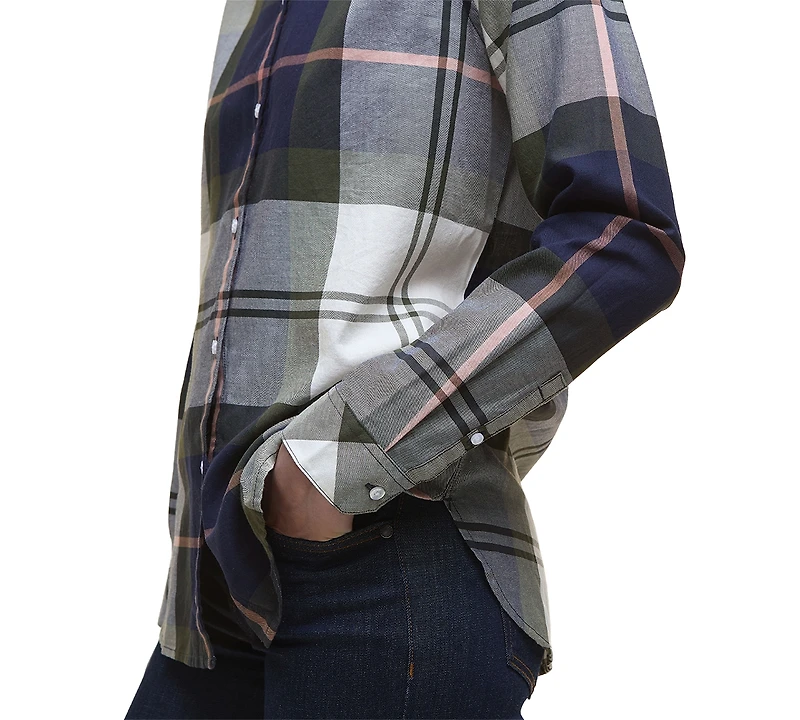 Barbour Women's Mooreland Plaid Button-Front Shirt