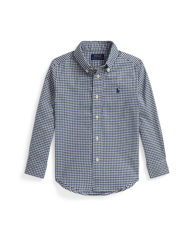 Polo Ralph Lauren Toddler and Little Boys Striped Cotton Poplin Shirt