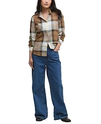 Barbour Women's Plaid Button-Front Shirt