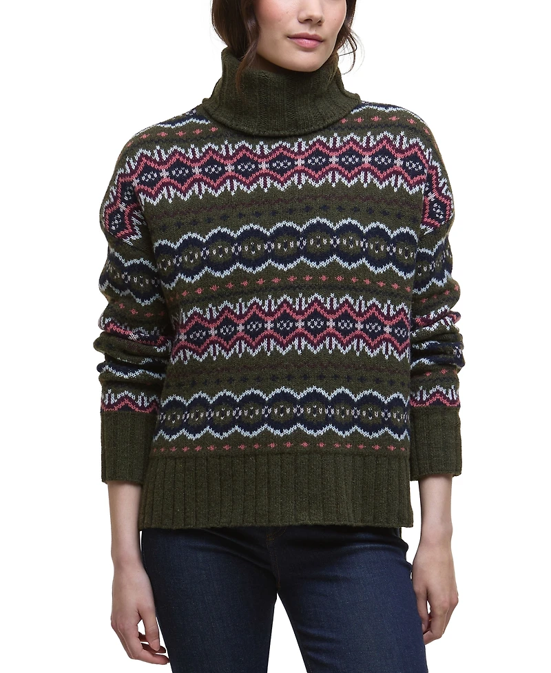 Barbour Women's Helen Knit Turtleneck Sweater