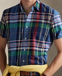 Polo Ralph Lauren Men's Classic-Fit Yarn-Dyed Plaid Cotton Oxford Button-Down Shirt