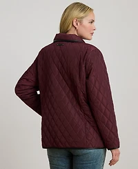 Lauren Ralph Women's Plus Quilted Coat, Exclusively for Macys