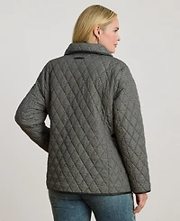 Lauren Ralph Women's Plus Quilted Coat, Exclusively for Macys