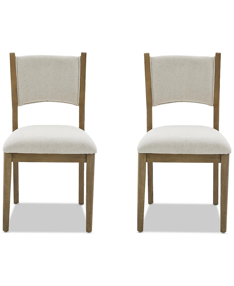 Nordic 2-Pc Upholstered Dining Chair Set