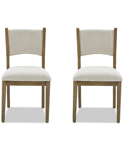 Nordic 2-Pc Upholstered Dining Chair Set