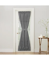 Grant Room Darkening Rod Pocket Door Curtain Panel