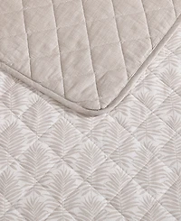 Tommy Bahama Fronds Cotton Reversible 3-Pc. Quilt Set, Full/Queen