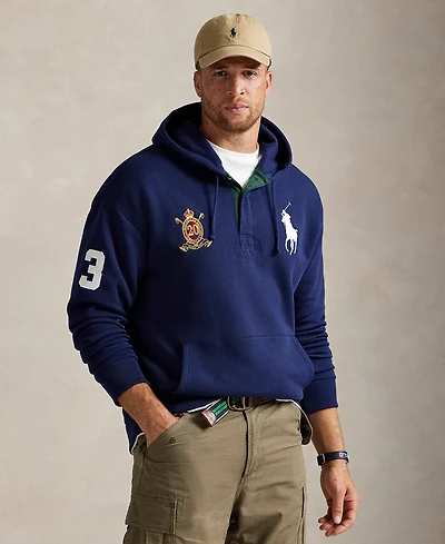 Polo Ralph Lauren Men's Big & Tall 20th Anniversary Crest Fleece Hoodie