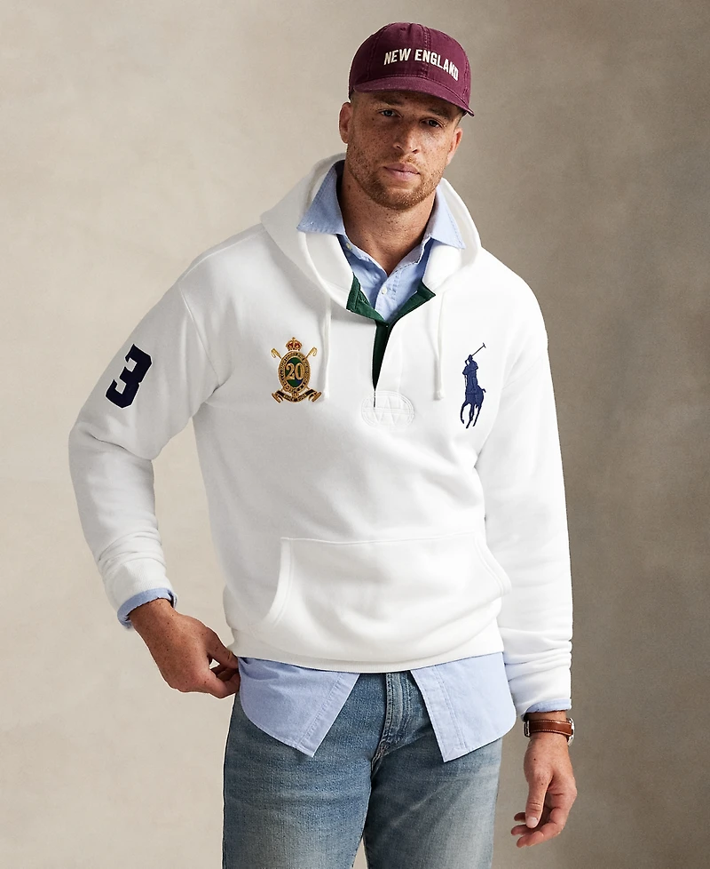 Polo Ralph Lauren Men's Big & Tall 20th Anniversary Crest Fleece Hoodie