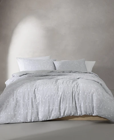 Calvin Klein Umbra Floral Cotton 3-Pc. Duvet Cover Set, Queen