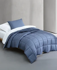 Calvin Klein Washed Solid Reversible Plush 5-Pc. Comforter Set, Twin/Twin Xl