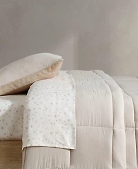 Calvin Klein Washed Solid Reversible Plush 7-Pc. Comforter Set, Queen