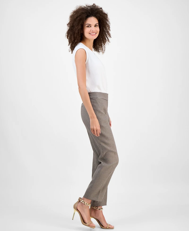 Kasper Women's Stretch Crepe Slim Leg Pant