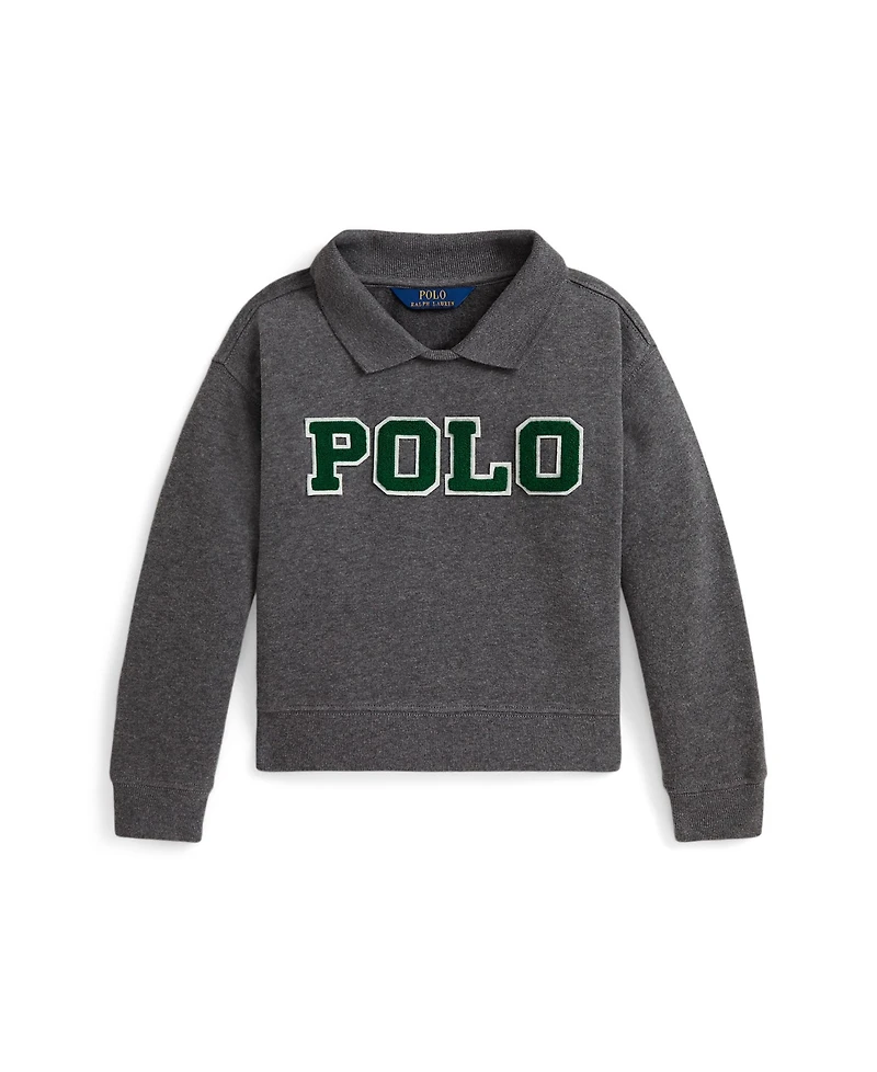 Polo Ralph Lauren Toddler and Little Girls Logo Fleece Sweatshirt