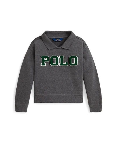 Polo Ralph Lauren Toddler and Little Girls Logo Fleece Sweatshirt