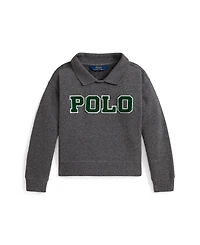 Polo Ralph Lauren Toddler and Little Girls Logo Fleece Sweatshirt