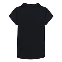 Nautica Big Girls Uniform Short Sleeve Performance Knit Polo Top
