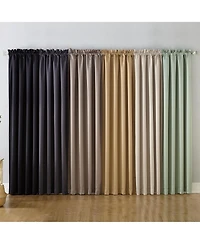 Oslo Theater Grade Extreme 100% Blackout Rod Pocket Curtain Panel