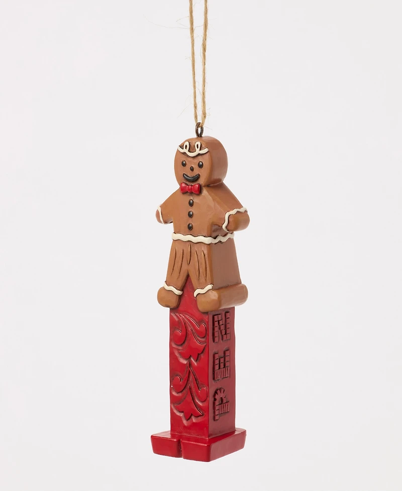 Jim Shore Gingerbread Man Pez Ornament