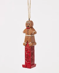 Jim Shore Gingerbread Man Pez Ornament