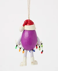 Jim Shore M and M'S Purple Character Ornament