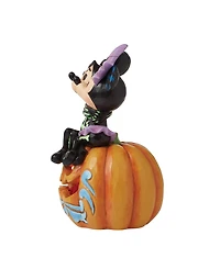 Jim Shore Disney Traditions Mickey and Minnie Scared Skeletons