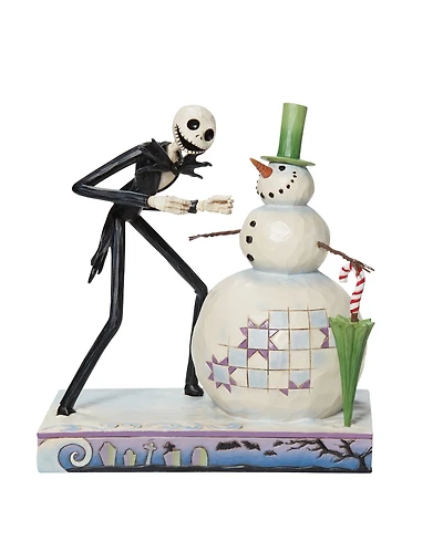 Jim Shore Disney Traditions Jack with Snowman