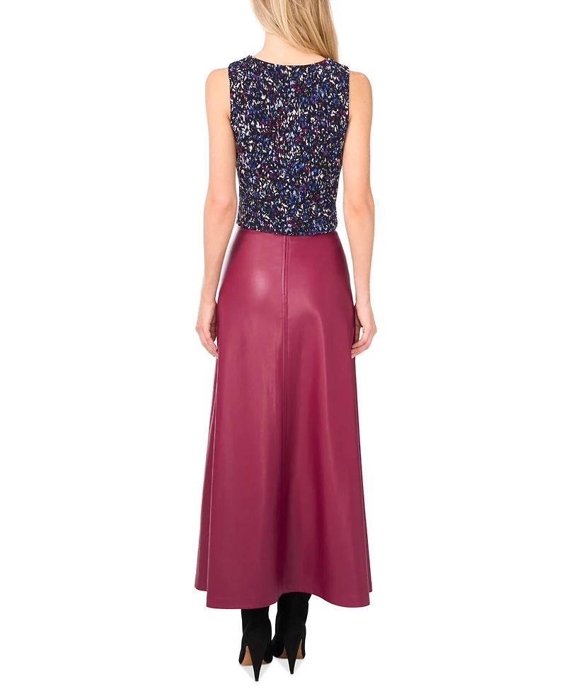 Vince Camuto Women's Sleeveless Rouched Blouse
